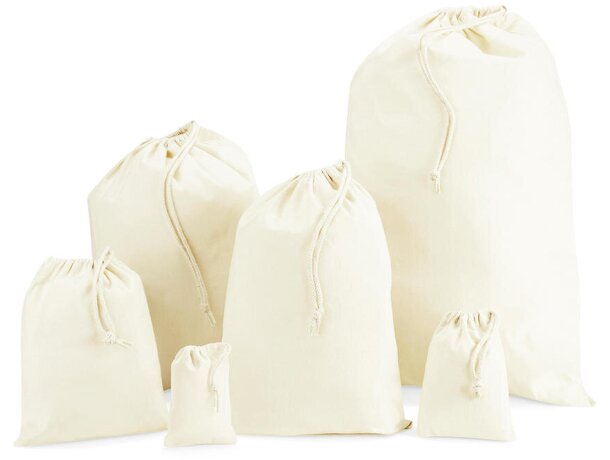 Darling bolsas de algodon personalizadas con cordones Negro detalle 2