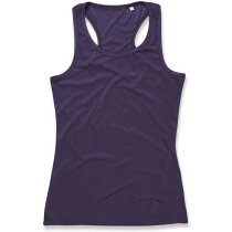 Camiseta técnica sin mangas de mujer personalizada fucsia Camiseta técnica sin mangas de mujer personalizada fucsia