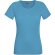 Camiseta de mujer manga corta técnica 135 gr azul claro