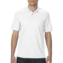 Polo técnico manga corta unisex 190 gr personalizado blanco Polo técnico manga corta unisex 190 gr personalizado blanco