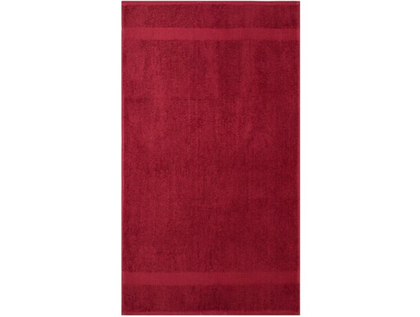 Toalla playa Tiber 100x180 cm algodón peinado con banda decorativa detalle 3