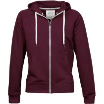 Chaqueta sudadera estilo urbano de hombre con capucha grabada negra Chaqueta sudadera estilo urbano de hombre con capucha grabada negra