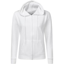 Sudadera con capucha y cremallera entera de mujer personalizada