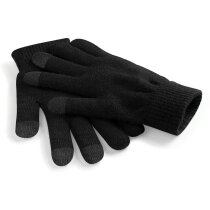 Guantes especiales para pantallas táctiles negro Guantes especiales para pantallas táctiles negro