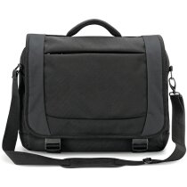 Maletín elegante con bolsillos grabado negro Maletín elegante con bolsillos grabado negro