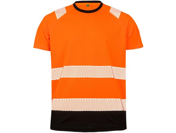 Camiseta reflectante publicitaria en poliéster reciclado