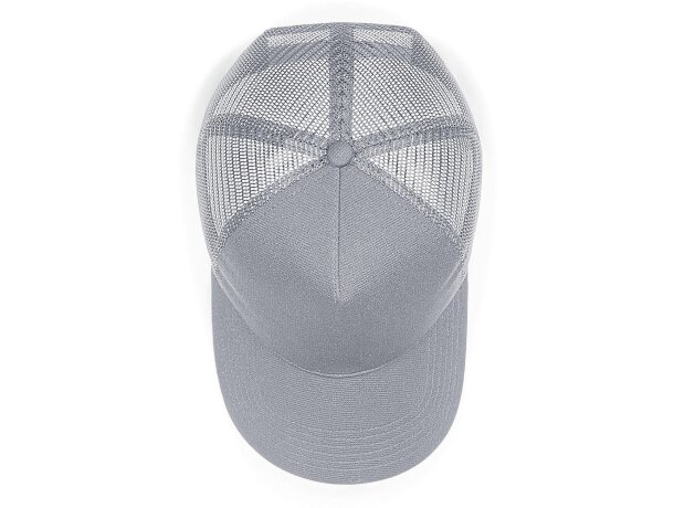 Gorra con rejilla de 5 paneles Gris claro marl detalle 3