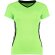Camiseta de mujer manga corta combinada 135 gr personalizada