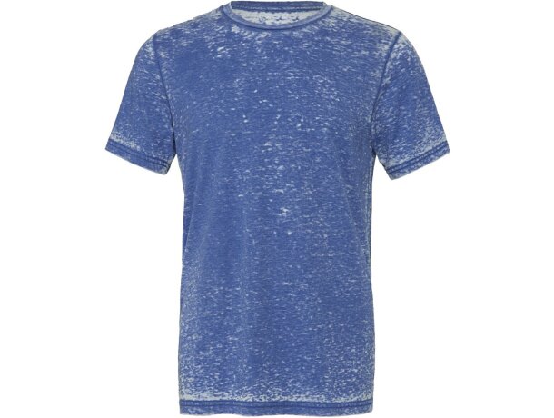 Camiseta manga corta grabada de poliéster 135 g/m2 Gris antiguo detalle 3