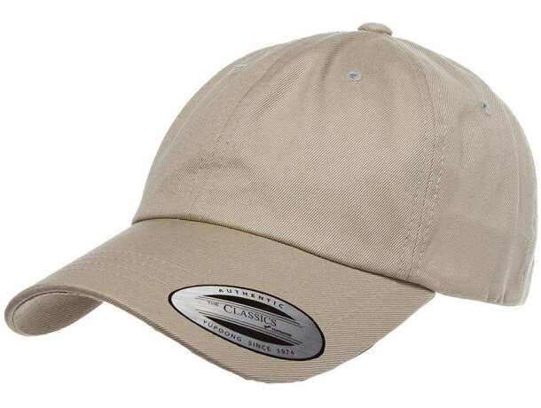 Gorra Twill perfil bajo Khaki detalle 5