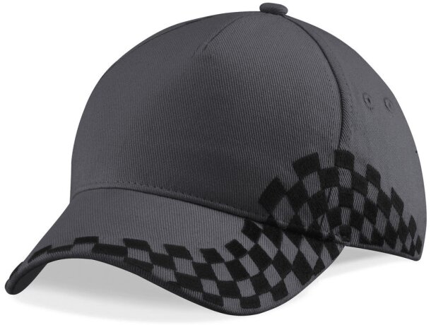 Gorra con diseño especial de carreras con logo