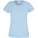 Camiseta Valueweight de mujer 160 gr azul claro