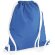 mochila con cuerdas con bolsillo oculto personalizada azul royal