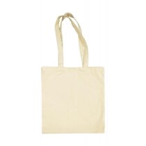 Bolsa de algodón 100% con asas largas Bolsa de algodón 100% con asas largas
