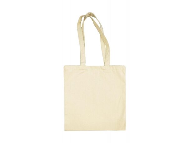 Bolsa de algodón 100% con asas largas Bolsa de algodón 100% con asas largas
