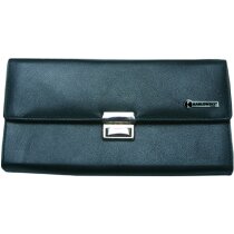 Monedero con departamentos para camarero personalizado negro Monedero con departamentos para camarero personalizado negro