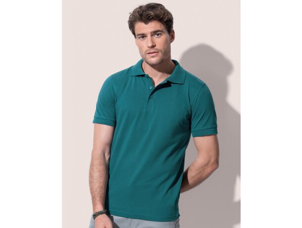 Polo manga corta unisex color liso 190 gr original