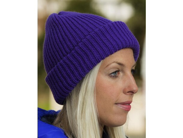 Gorro Softex® Morado detalle 6