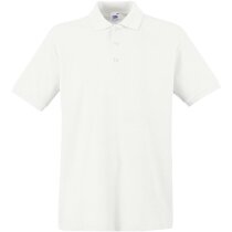 Polo de manga corta 100% algodón 180 gr con logo blanco