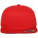 Gorra snapback de 5 paneles estilo urbano Rojo detalle 14