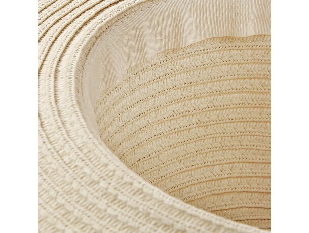 Sombrero de ala ancha ecológico Natural detalle 2