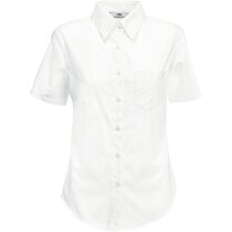 Popeline Bluse blanco