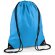 Bolsa mochila con cuerdas de poliéster impermeable Surf azul