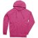 Sudadera unisex con cordones personalizada fucsia