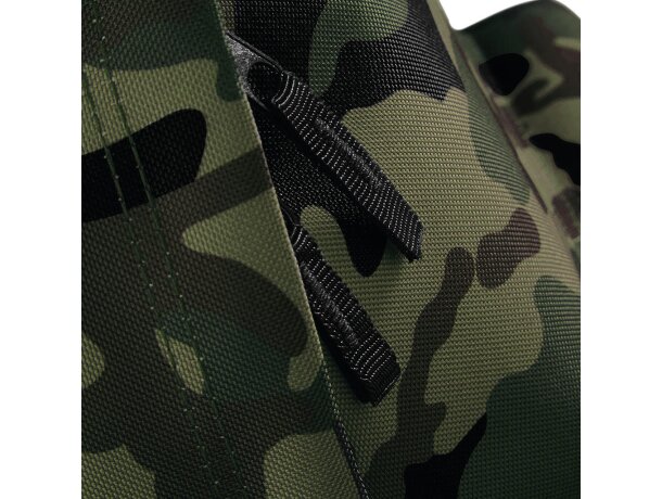 Mochila infantil correas acolchadas de poliéster Camuflaje jungla detalle 2