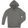 Sudadera unisex con cordones personalizada gris