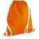 Mochila con cuerdas con bolsillo oculto Naranja