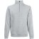 Sudadera con media cremallera personalizada gris