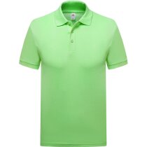 Polo de manga corta 100% algodón 180 gr blanco Polo de manga corta 100% algodón 180 gr blanco