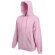 Sudadera de poliester y algodón 300 gr personalizada rosa claro