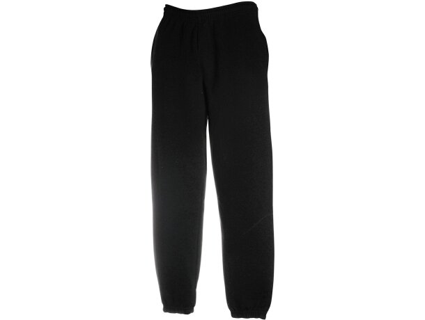 Pantalón con bajo elástico de adulto barato negro