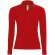 Polo de mujer impreso algodón ring spun piqué 180 g/m2 Safran Pure Rojo