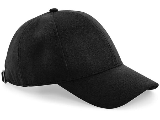 Gorras running unisex poliéster gamuza con visera precurvada Rosa oscuro detalle 6