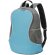 Mochila urbana de poliéster con color combinado azul personalizado