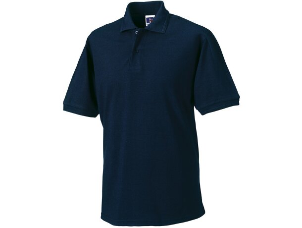 Polo de hombre 100% algodón tallas grandes original azul marino