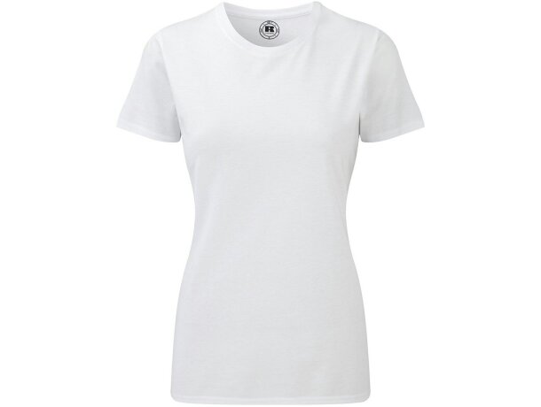 Camiseta de mujer blanca 155 gr blanca