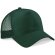 gorra sencilla con 5 paneles y rejilla trasera personalizada verde