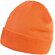 Gorro de poliester acabado polar Naranja fluor detalle 4