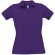 Polo de mujer manga corta 100% algodón Morado