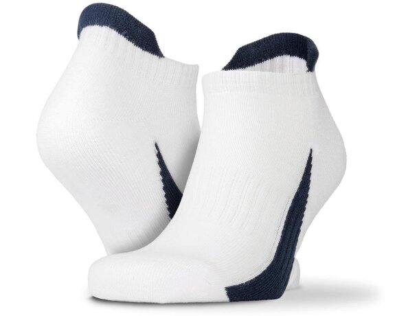 Calcetines Trappes unisex pack 3 pares personalizado poliéster Gris brezo/negro/blanco detalle 2