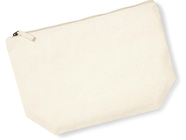 Neceser publicitario EarthAware W840 cremallera algodón orgánico Marino francés detalle 5