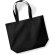 Bolsa Shopper algodón orgánico Premium Negro