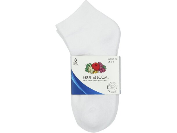 Calcetines Quarter Uludere con logotipo y diseño en algodón Gris brezo/negro/blanco detalle 5