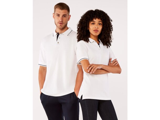 Polo de mujer tejido piqué 100% algodón merchandising