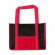 bolsa de polipropileno colores combinados personalizada rojo