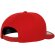 Gorra Snapback 6 panles ajustada Rojo detalle 8